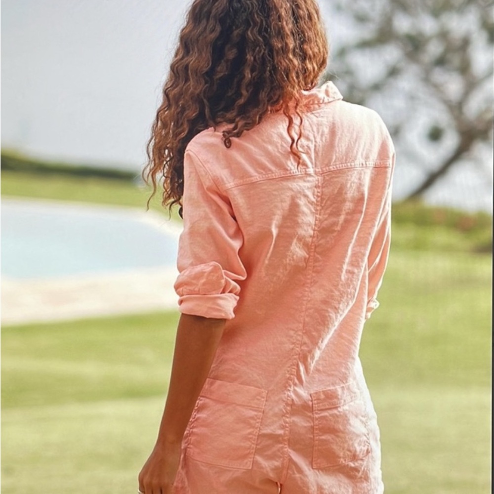 FRANK & EILEEN Ireland Playsuit Romper Creamsicle sz S